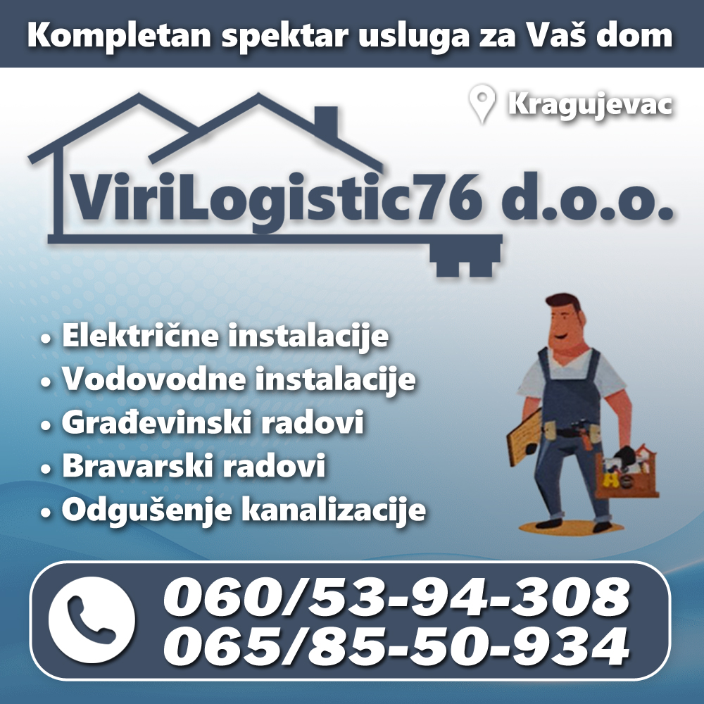 Električar, vodoinstalater, odgušenje kanalizacije Kragujevac – SAŠA