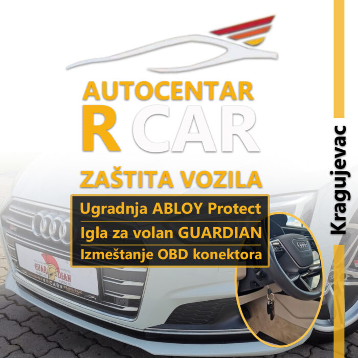 Zaštita vozila od krađe Kragujevac – R CAR (ABLOY Protect, igla / klin za volan i izmeštanje obd-a)