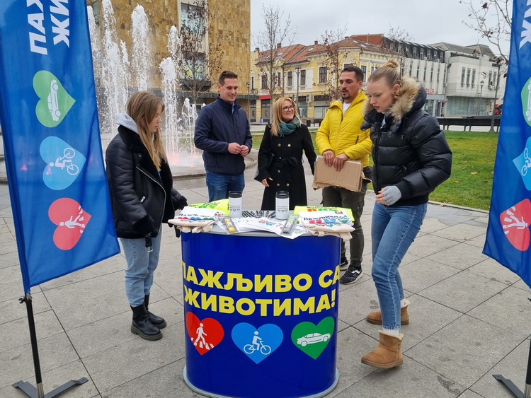 Kampanja pažljivo sa životima u Kragujevcu